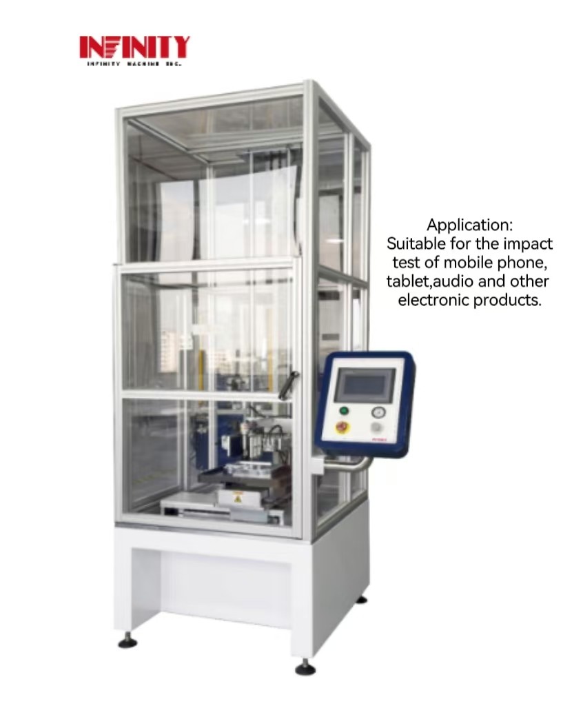 Máquina de prueba de impacto de bola automática de caída de tres ejes Tester de impacto de teléfono móvil