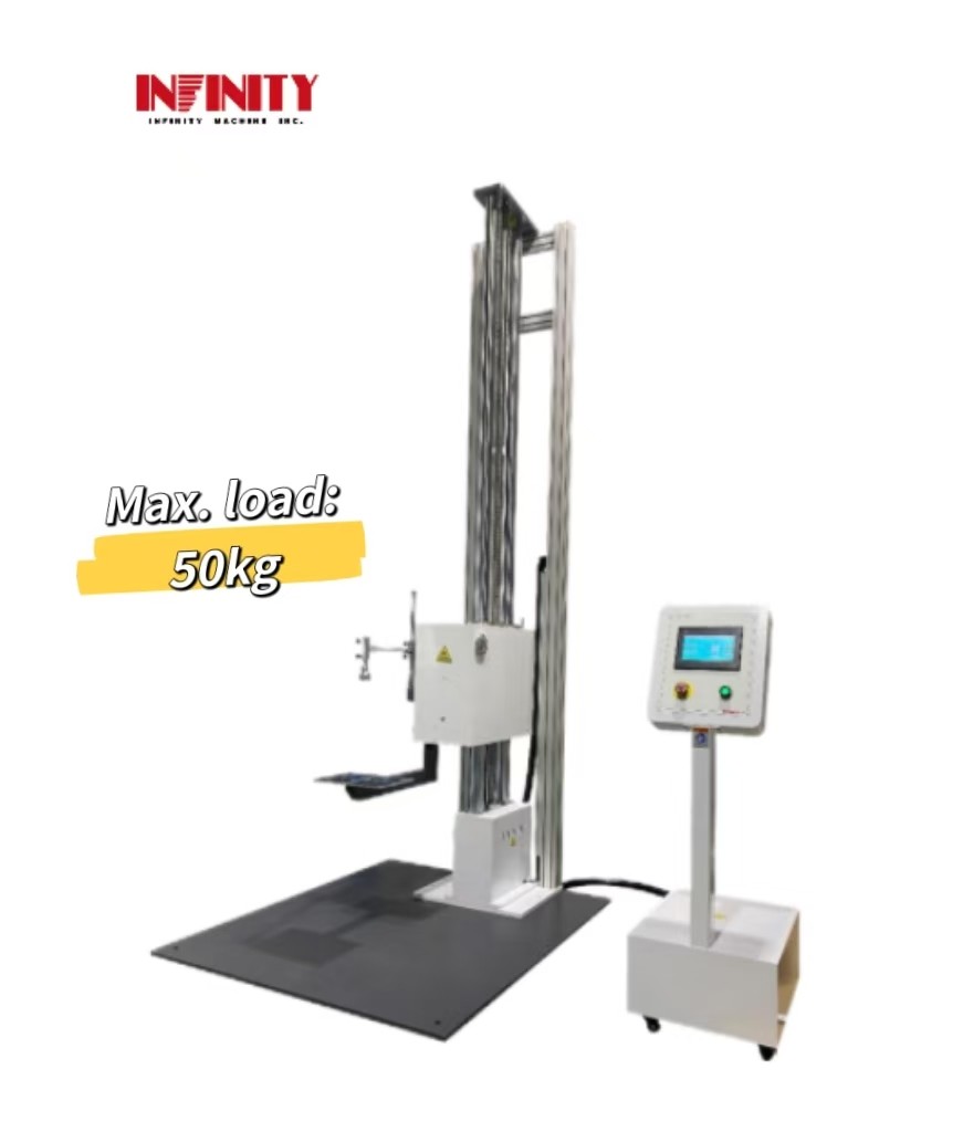 Display de pantalla táctil Máquina de prueba de caída de cartón para la carga de prueba de caída de cartón 50 kg