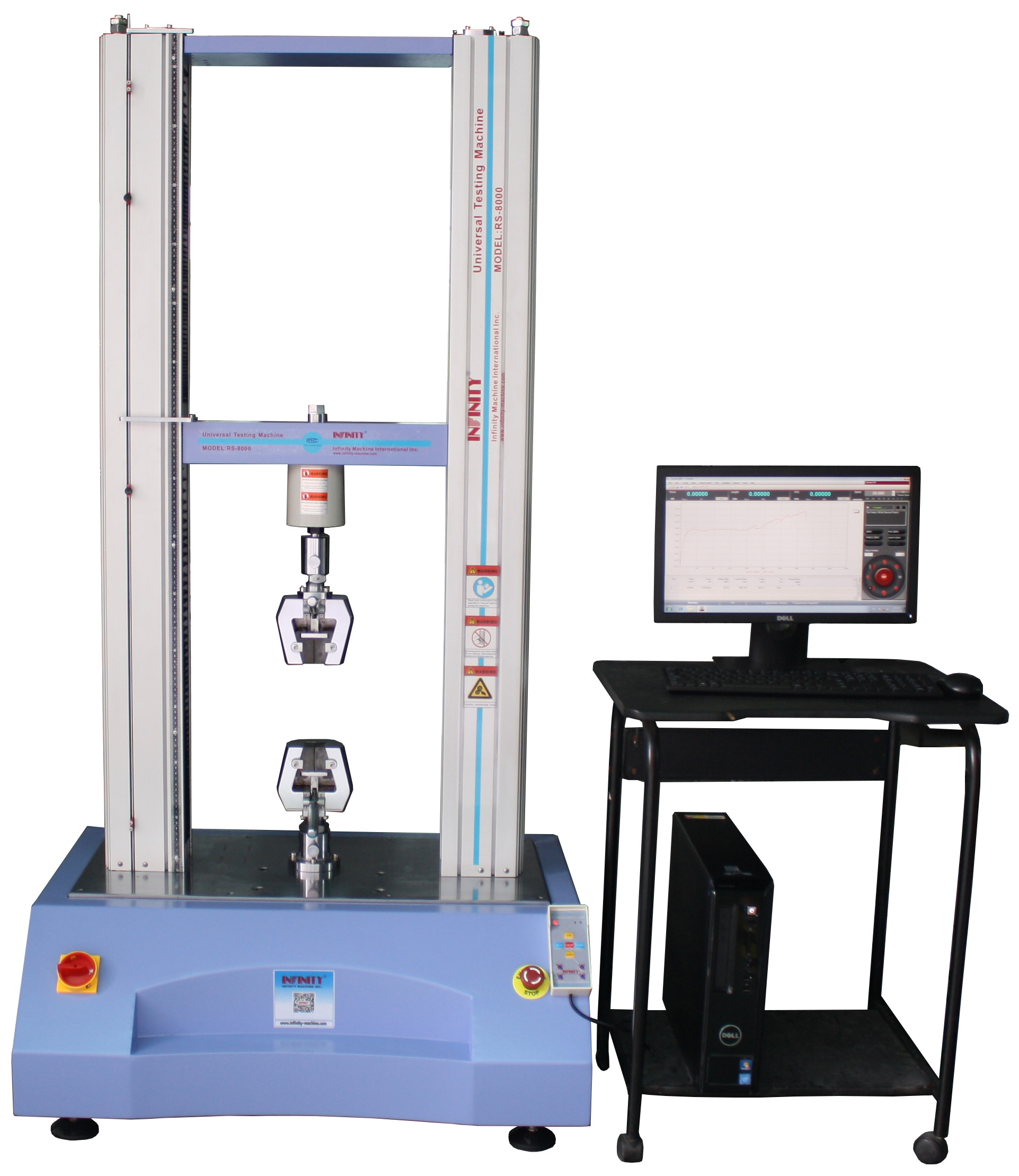 máquina de prueba universal electrónica del servocontrol 10KN para el metal del laboratorio/la prueba del alambre de acero