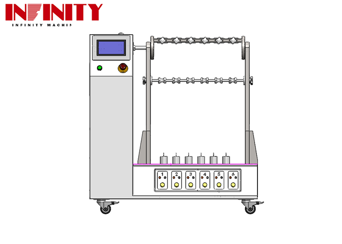 IEC 60884-1:2022 Máquina de ensayo estándar de flexión de cables flexibles con ángulo de flexión ajustable de 1 a 180°
