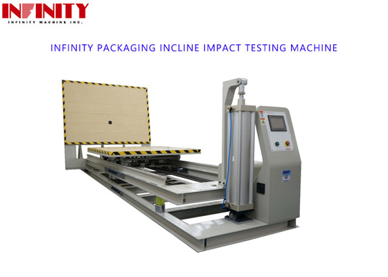 Probador de impacto inclinado para paquetes, Máquina de ensayo de impacto inclinado para cajas, Probador de impacto inclinado para cajas de cartón corrugado