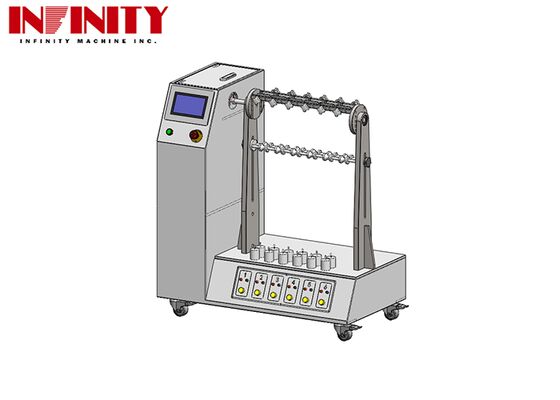 Testador de fatiga de alambre con ángulo de flexión ajustable de 1 a 180° Cumple con las normas IEC 60884-1 y 6 juegos Jig con carga ajustable